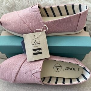 TOMS Women's Alpargata Pale Mauve Heritage Canvas Shoe - Size 6 - NWT